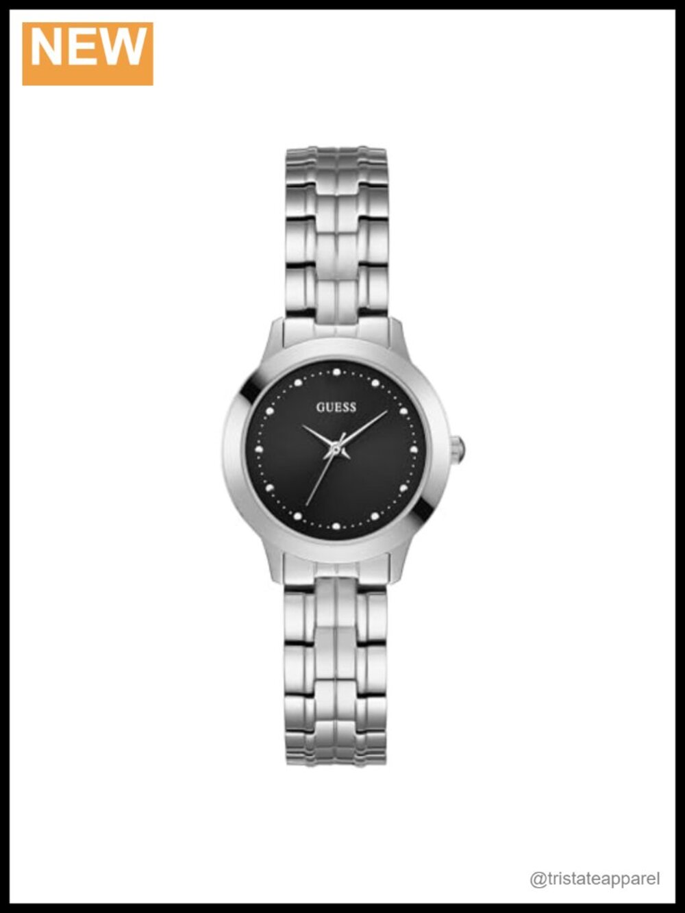 Guess Analog Dress Watch Stainless Steel Bracelet 30M Water Resistant
